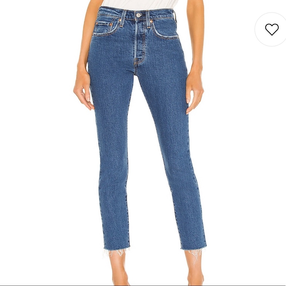SALE! ⭐️ Levi’s 501 skinny high rise jean in Jive might moves - dark wash - Picture 7 of 12